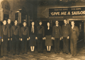Vintange photo of Strand Theatre ushers in the 1930s.