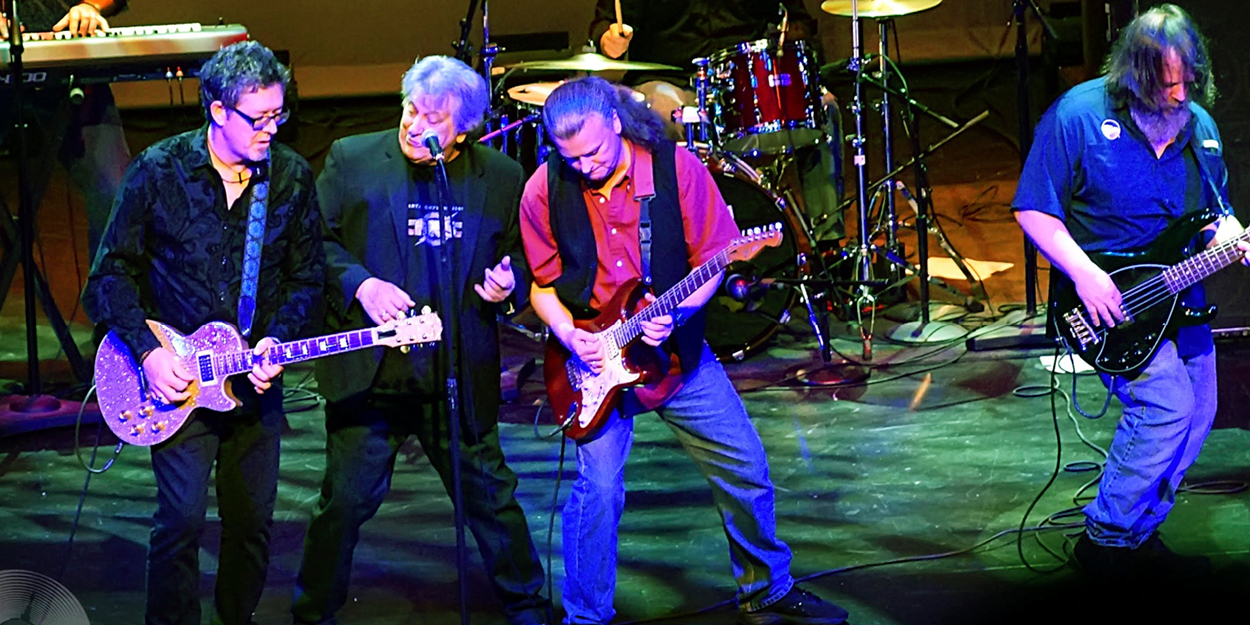 Photograph of musicians of the Atlanta Rhythm Section performing on stage. The image promotes their Appell Center performance on November 9th, 2023, at 7:30 p.m.