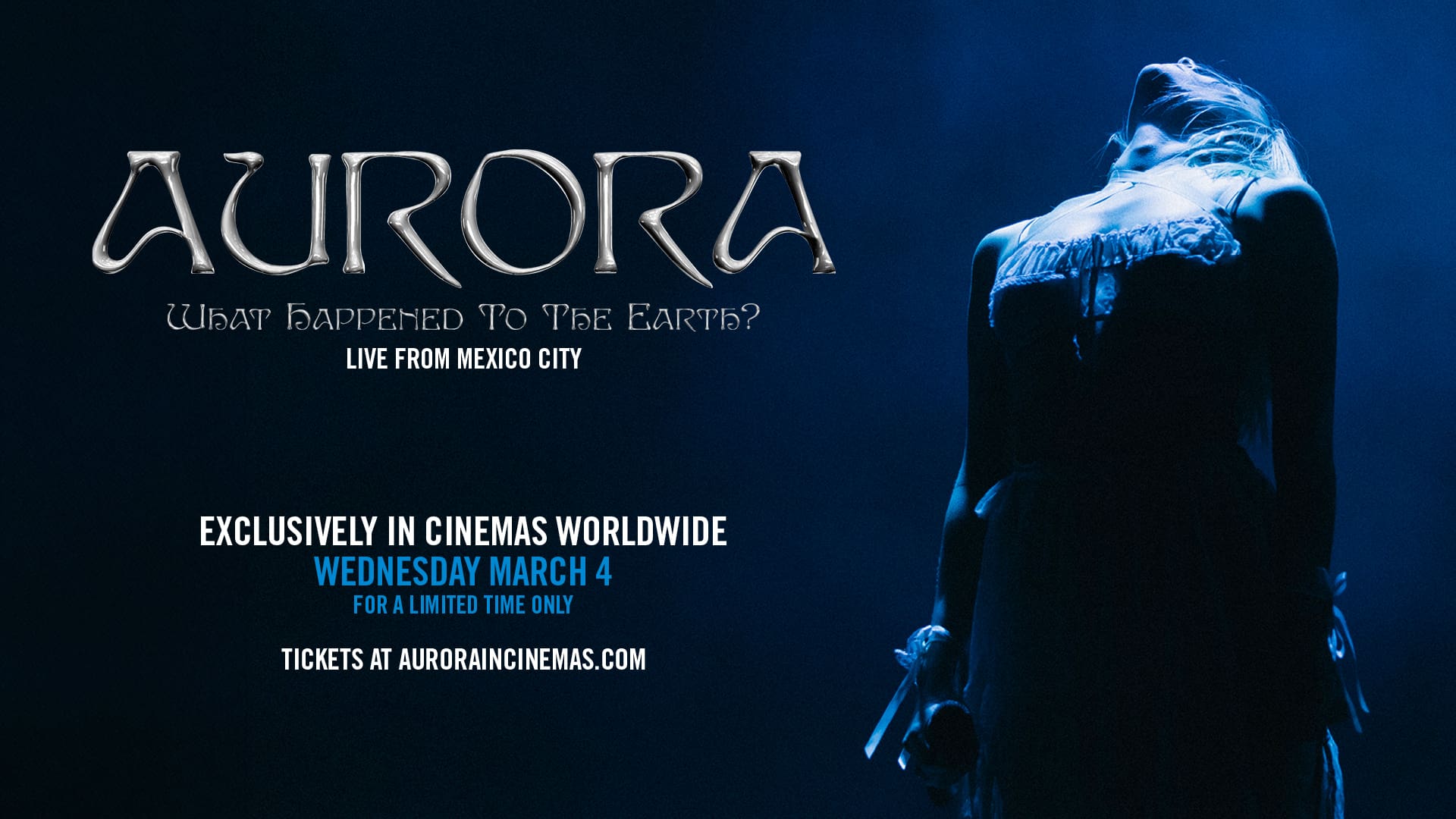 movie poster graphic for AURORA: What Happened to the Earth