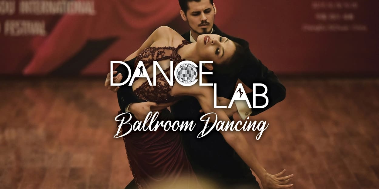 Dance Lab photo os a young couple ballroom dancing the tango