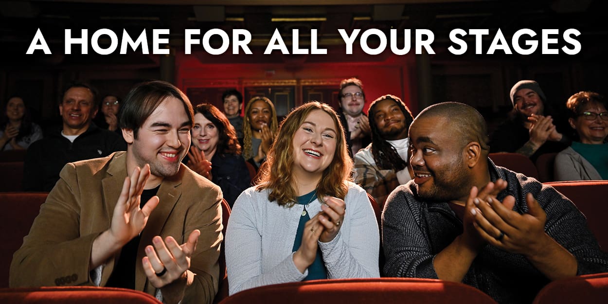 Friends and family enjoying a show in the Strand Theatre