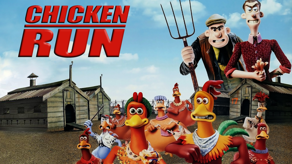 movie poster for Chicken Run