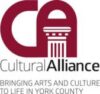 Logo for the Cultural Alliance, bringing arts and culture to life in York County