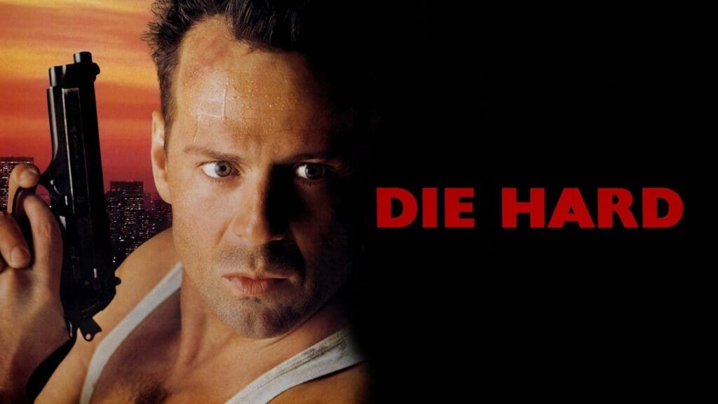 title movie poster for Die Hard with Bruce Willis