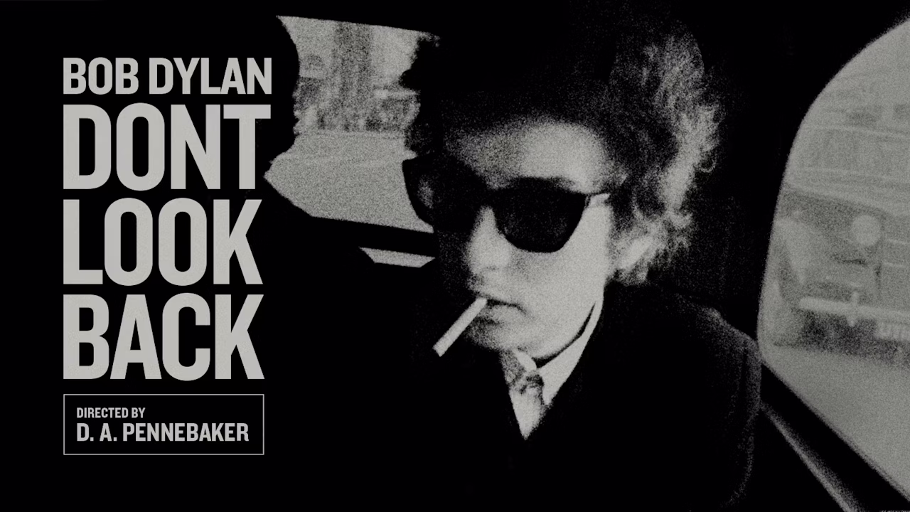Documentary movie poster image for Don't Look Back featuring Bob Dylan