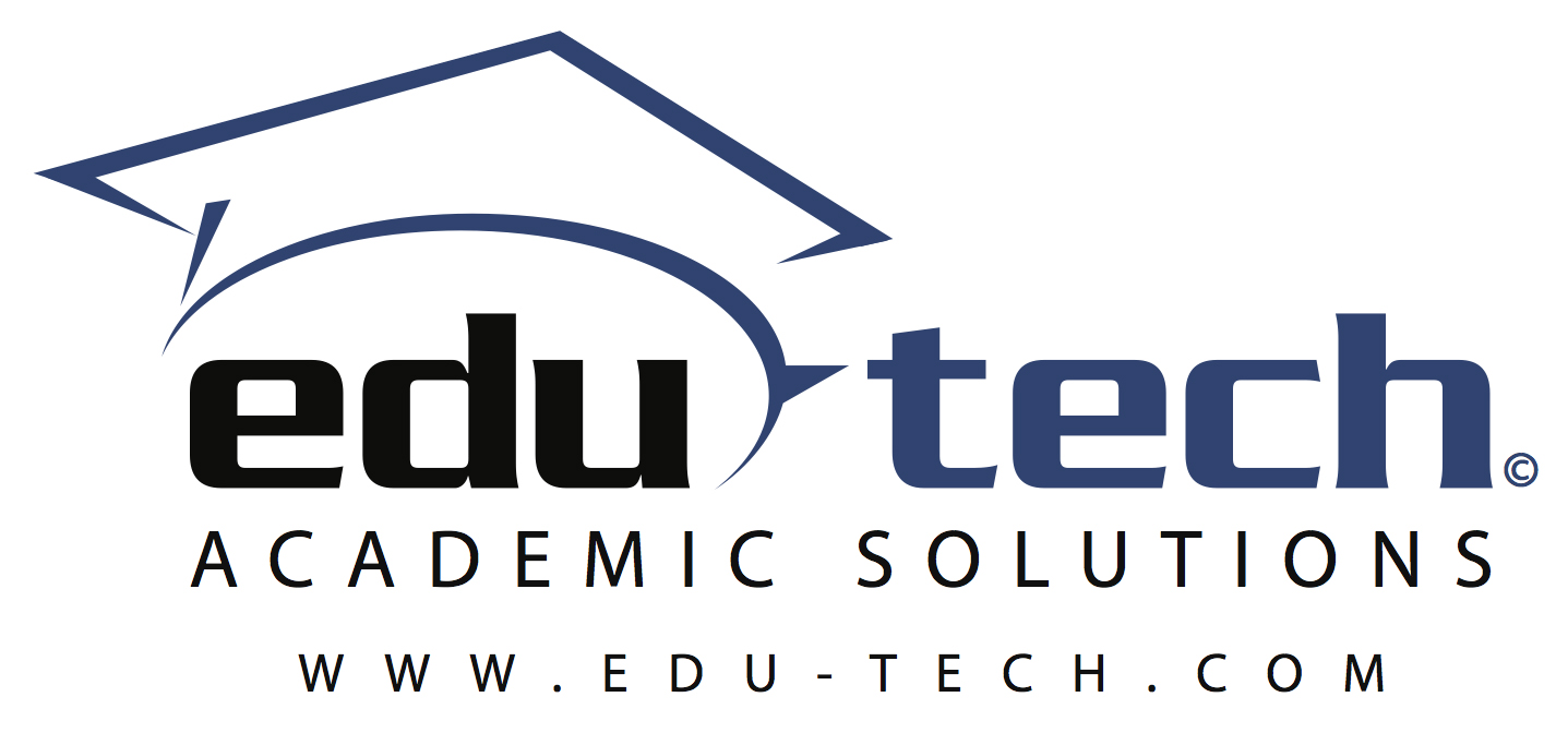 Logo for edu tech Academic Soultions with web address www.edu-tech.com