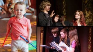 collage of education events for toddlers, schoolage and pre teen students