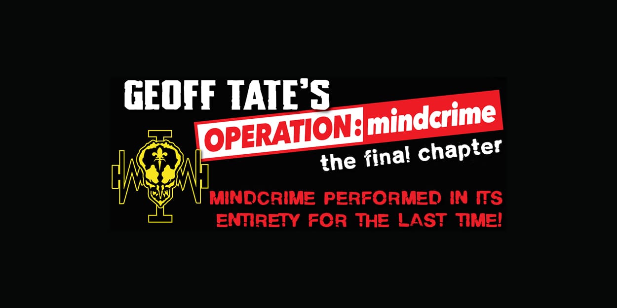 graphic title for Geoff Tate's Operation Mindcrime concert