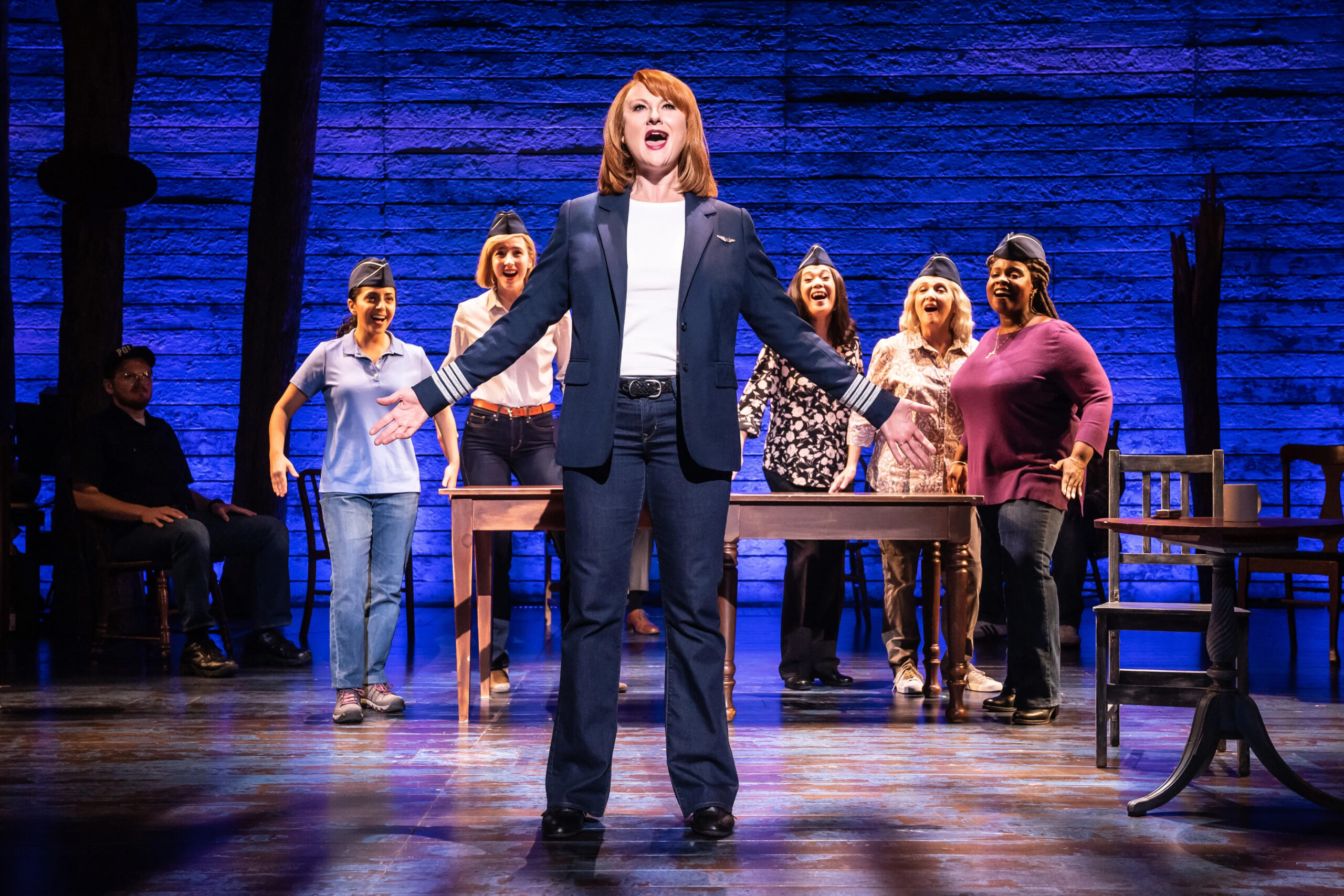 picture from the company of Come From Away