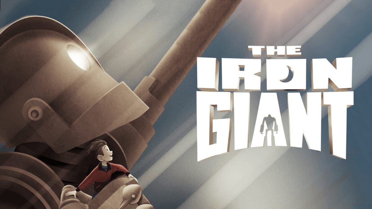 the iron giant title graphic