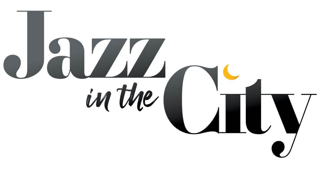 title logo with the words Jazz in the City