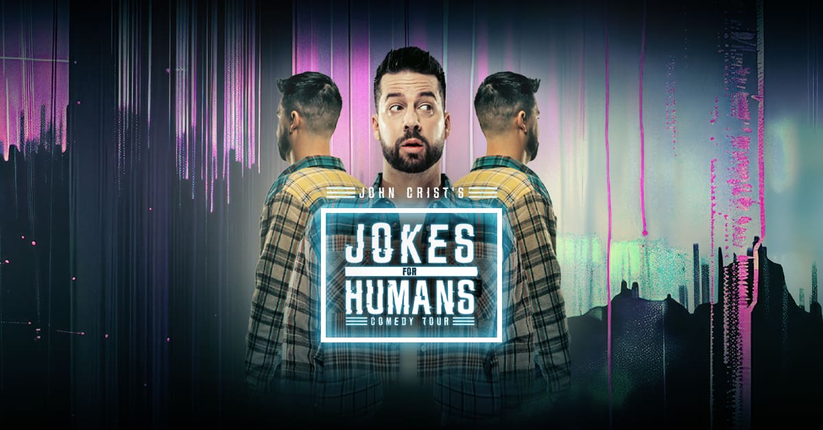 Title art for John Crist's Jokes for Humans Comedy Tour