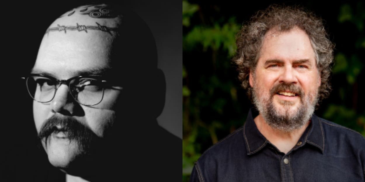 side by side headshots of John Moreland and Patterson Hood