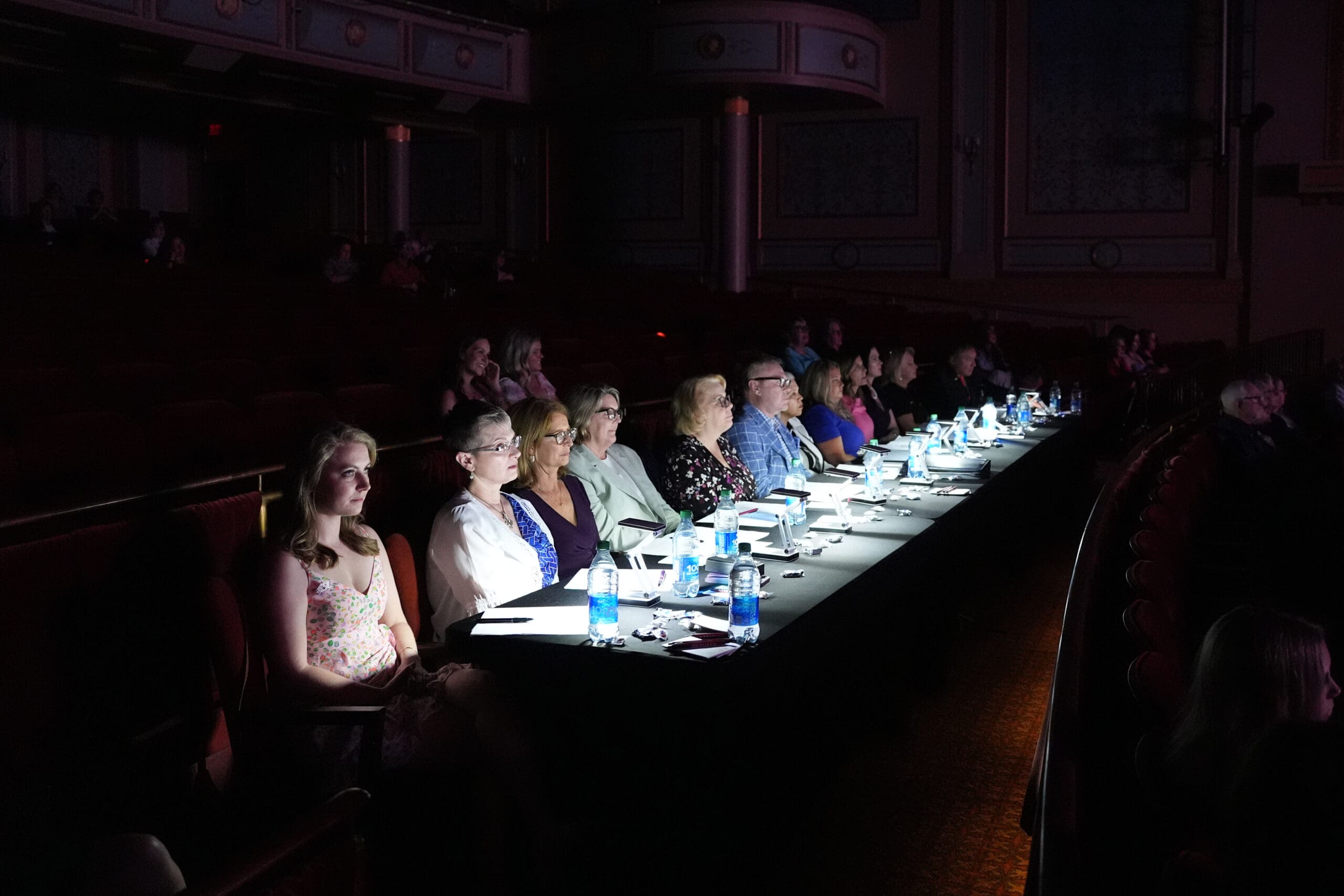 judges panel at Miss Pennsylvania contest