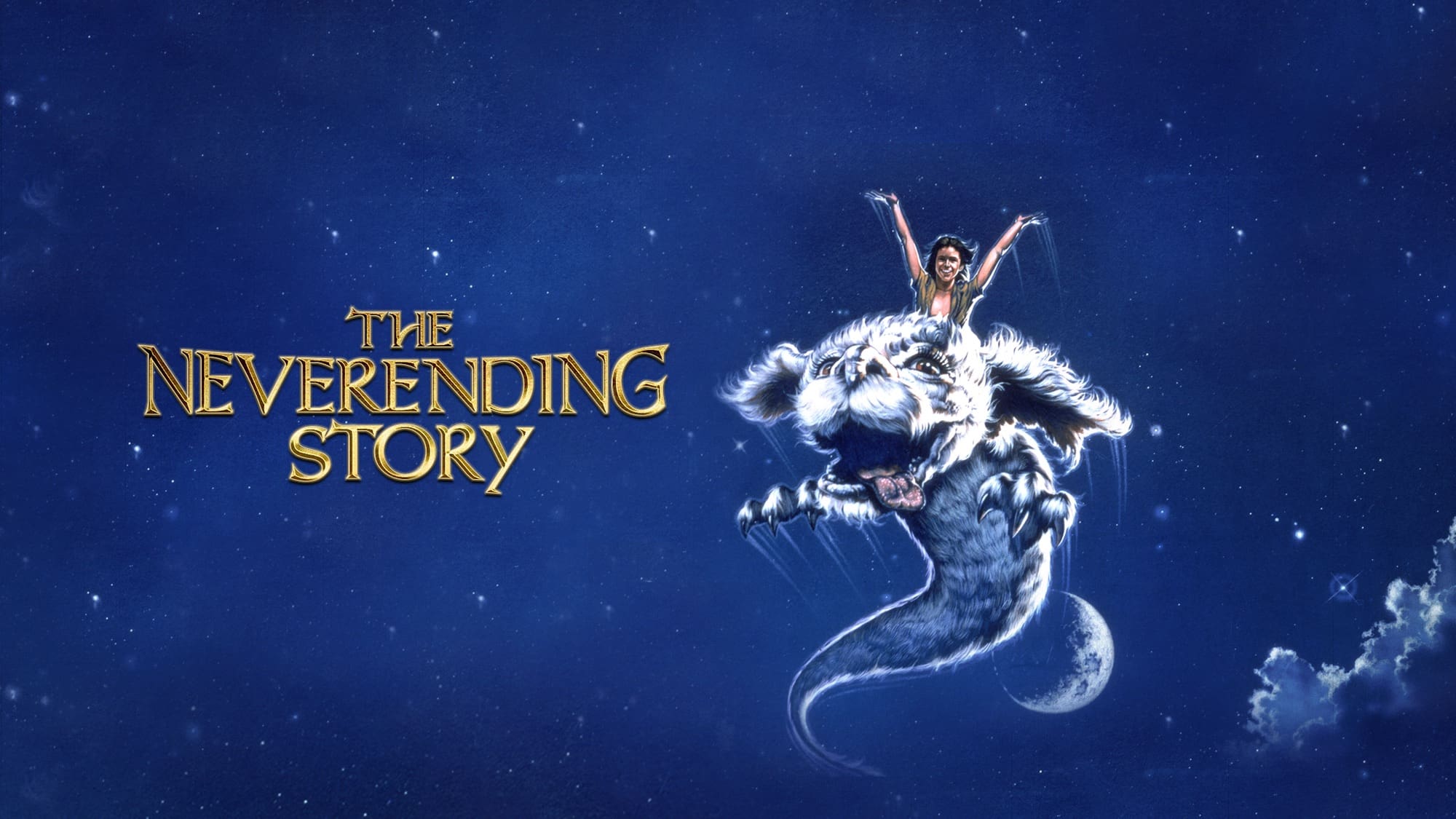 title poster for The Neverending Story