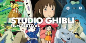 Anime collage for Stuio Ghibli Film Series