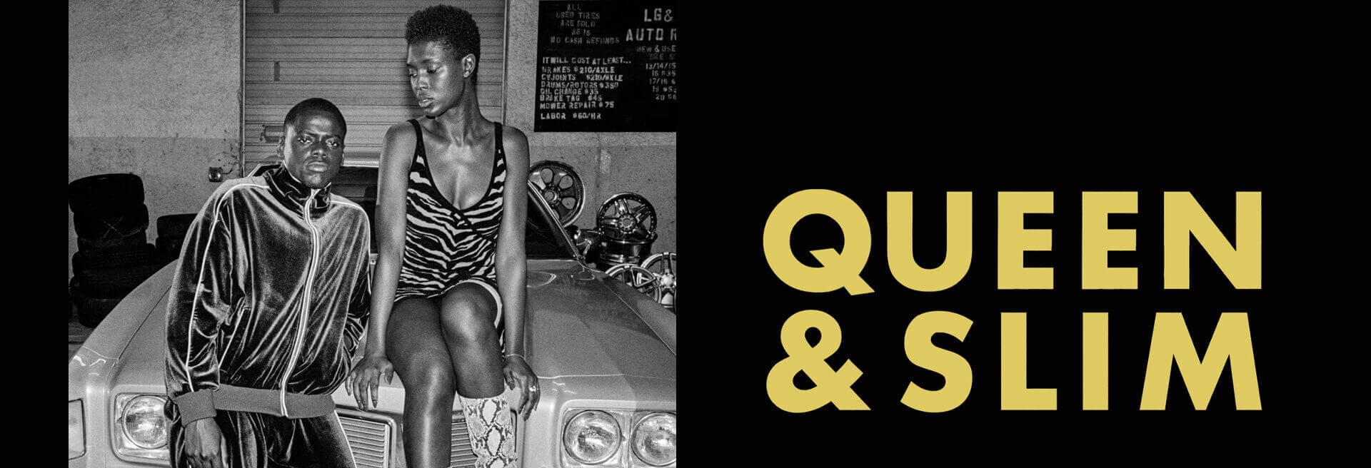 movie title poster for Queen & Slim
