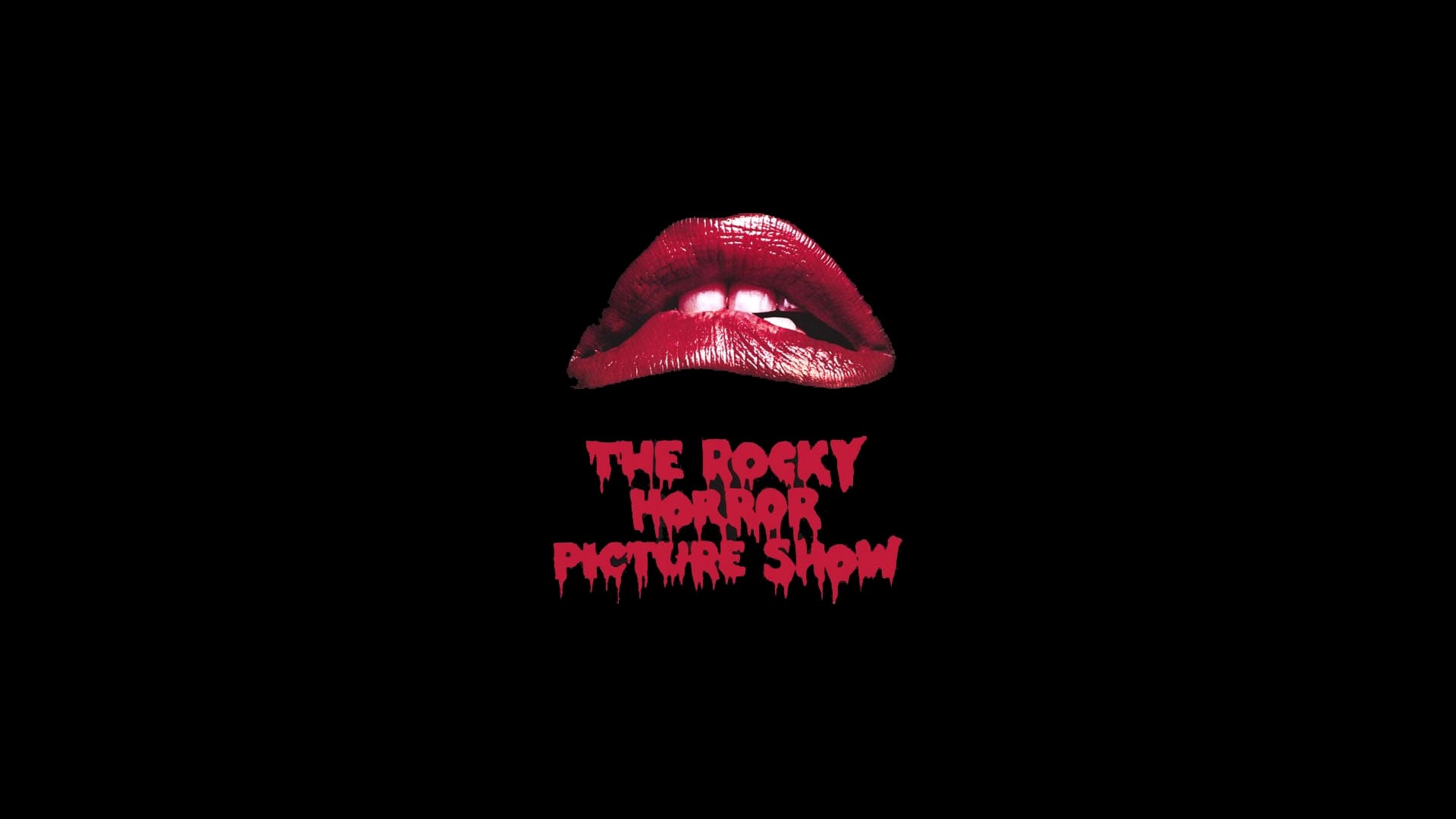 The Rocky Horror Picture SHow title image with red lips