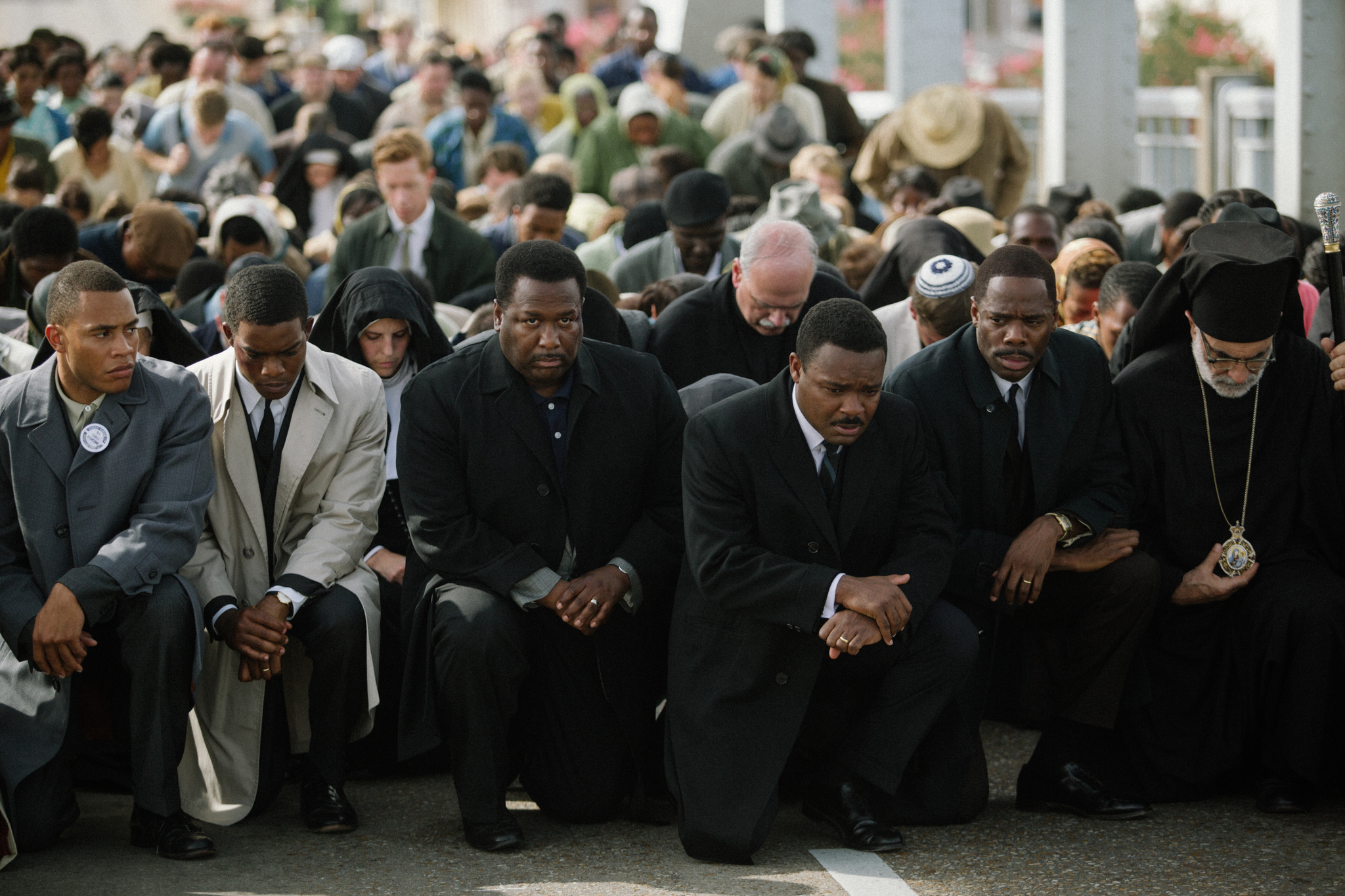 movie still of march crowd in Selma