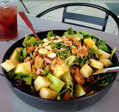 A pear salad from restaurant Skillet2Plate