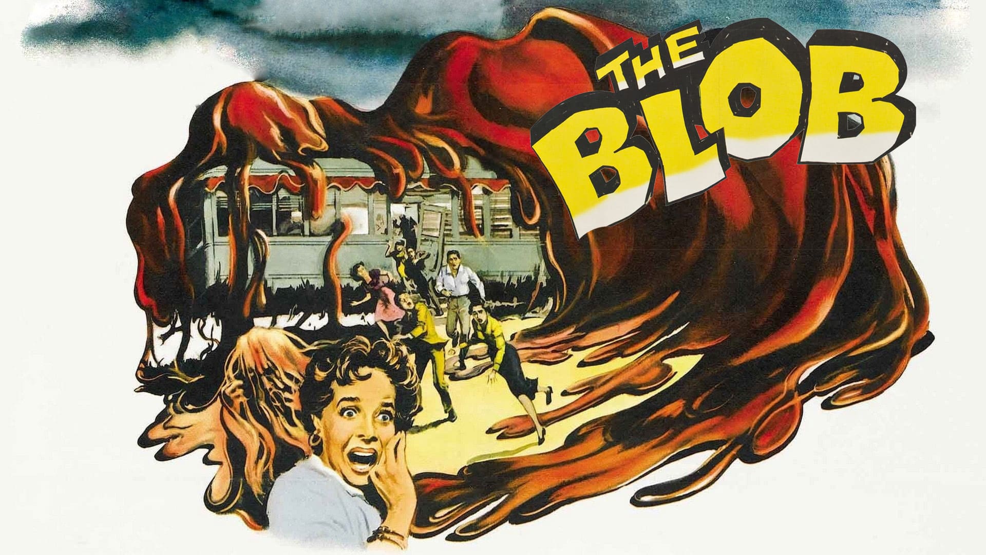 original 1958 movie poster for The Blob