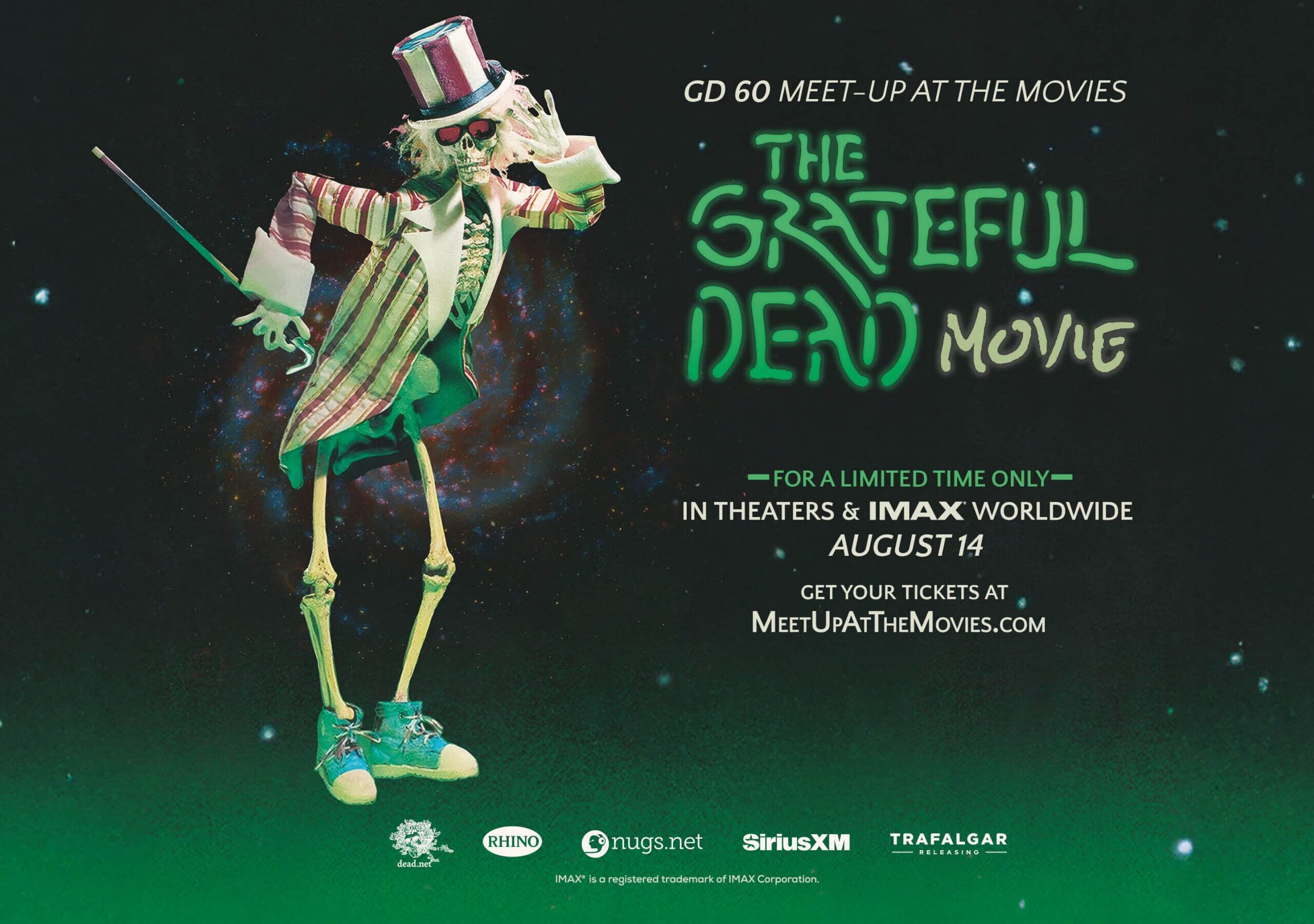 poster art for The Grateful Dead Movie 2025 Meet-Up