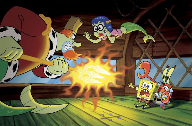 Scene fro The SpongeBob SquarePants Movie