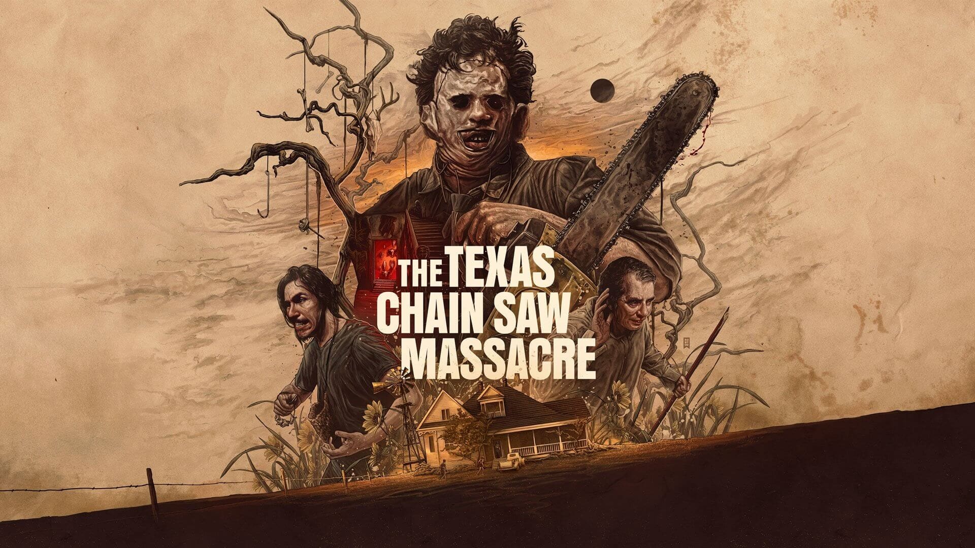 The Texas Chainsaw Massacre movie poster with title and collage