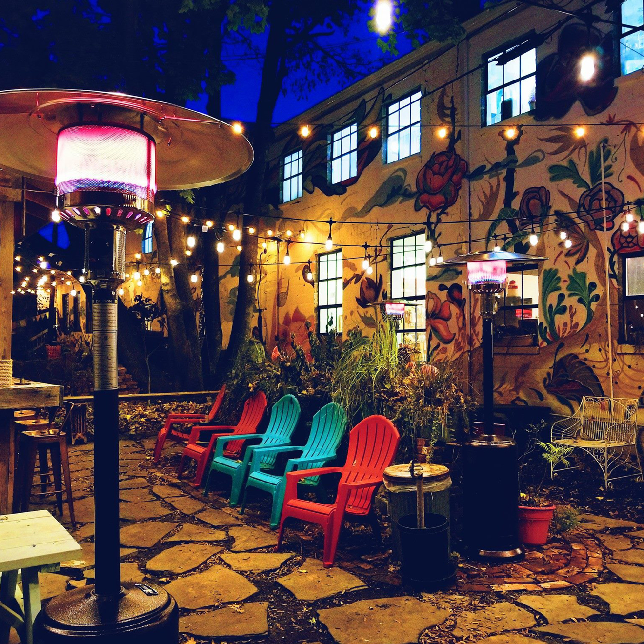Picture of the outdoor seating at The Cantina