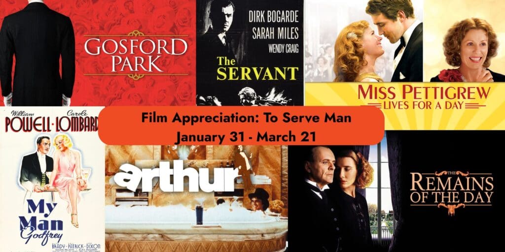 A collage of the posters of the films to be shown in the series,