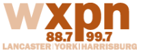 Logo for radio station WXPN, 88.7, 99.7, Lancaster, York, Harrisburg