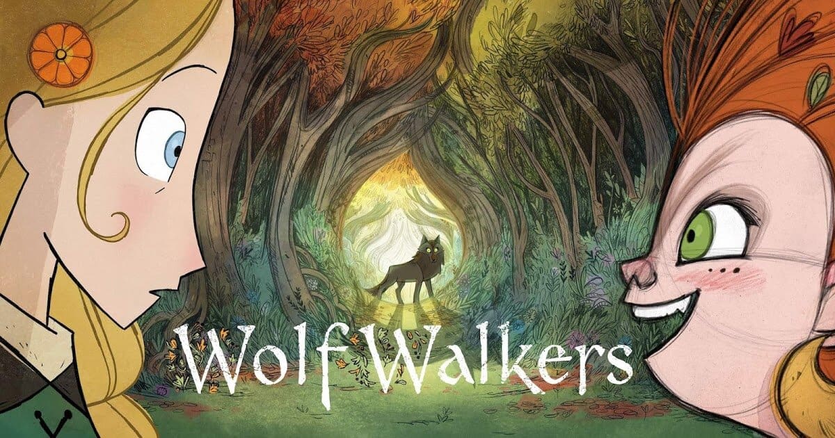 title image for the animated film WOLFWALKERS