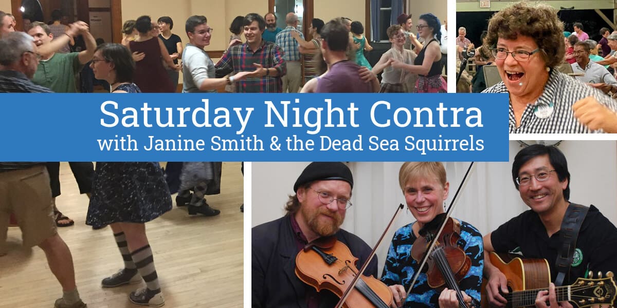 collage for Saturday Night Contra Dance