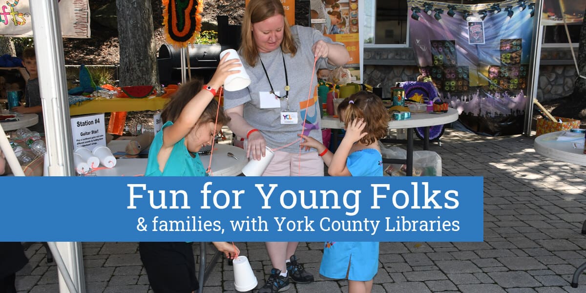 Children's activity at Young Folks Zone