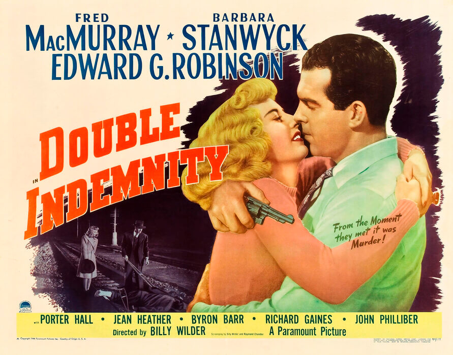 Vintage movie poster from Double Indemnity