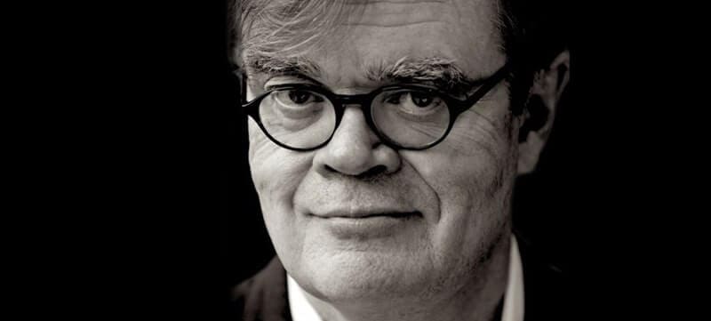 close-up of Garrison Keillor