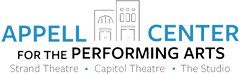 Appell Center for the Performing Arts logo