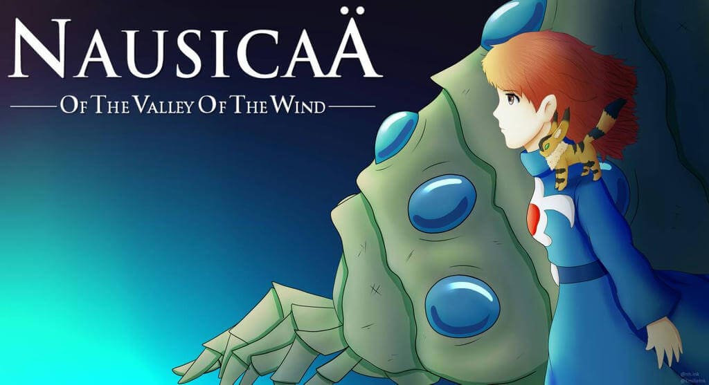 title poster for Nausicaa of the Valley of the Wind anime film